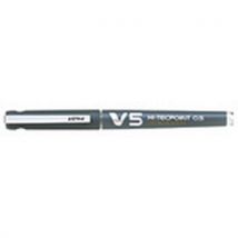 Stylo Roller V5 Hi-tecpoint Rechargeable Noir