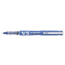 Stylo Roller V5 Hi-tecpoint Rechargeable Bleu