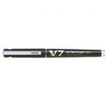 Stylo Roller V7 Hi-tecpoint Rechargeable Noir