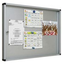 Vitrine D'affichage Exté. Basic Fd Tôle 65x48 4 A4