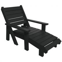 Chaise Longue Confort Equateur - Noir