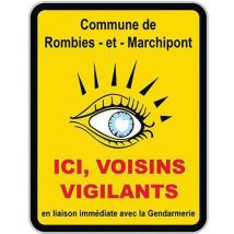Panneau Extérieur Voisins Vigilants 500 X650 - Gamme Ecolign