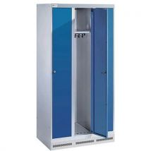 Armoire-vestiaire à colonnes sur socle