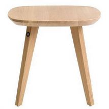 Table Basse Pamp 45 X 40 X 45 Cm Pied Hêtre Massif