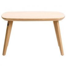 Table Basse Pamp 50 X 40 X 70 Cm Pied Hêtre Massif