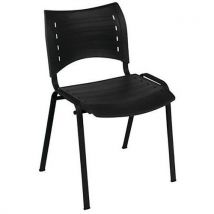 Chaise Brady Piètement Noir Assise/dossier Noir