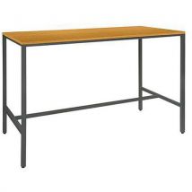 Mange Debout Loki 160x80 Cm Piét. Noir Plateau Miel Sucré