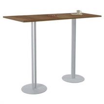 Mange Debout Roxane 140x40x110 2 Pieds Chêne Colorado/gris