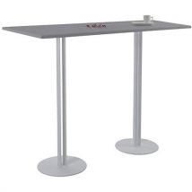 Mange Debout Roxane 140x40x110 Cm 2 Pieds Gris Cendré/gris