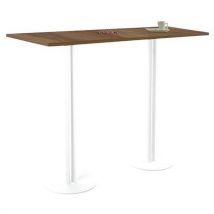 Mange Debout Roxane 140x40x110 2 Pieds Chêne Colorado/blanc