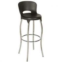 Tabourets Hauts Tulipe Anthracite