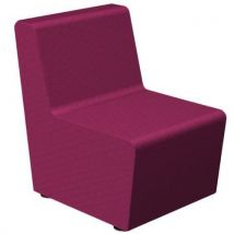 Chauffeuse 1 Place Maldiv Tissu Polyester Magenta