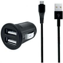 Chargeur Allume-cigare Usb + Câble Micro Usb - Moxie