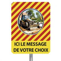 Miroir Provisoire Pour Chantier Avec Message Personnalisé