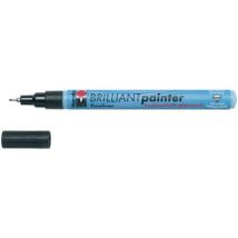 Marqueur laque Brilliant Painter Rouge Cerise - Pointe Fine 0.8mm - Idéal pour surfaces lisses