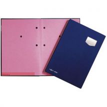 Parapheur De Luxe A4 10 Compartiments Bleu