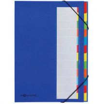 Trieur Deskorganizer Color 12 Poches Bleu