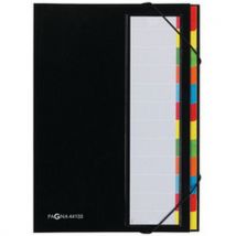 Trieur Deskorganizer Color 12 Poches Noir