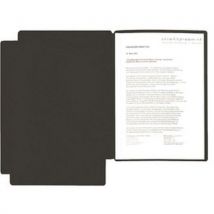 Chemise De Présentation / Candidature Star A4 Noir