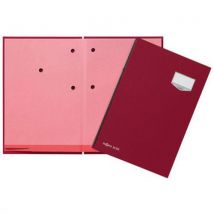 Parapheur De Luxe A4 20 Compartiments Rouge