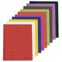 Lot de 12 - Chemise À Lamelles Easyorga A4 Carte Lustrée Noir