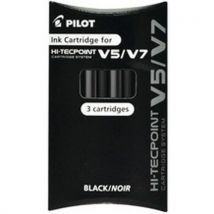 Cartouches D"encre Pour Stylo Roller V5/v7 Noir