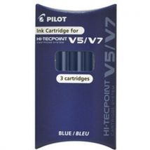 Cartouches Dencre Pour Stylo Roller V5/v7 Bleu