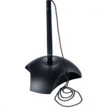 Stylo À Bille Sur Socle Delta Plastique Noir