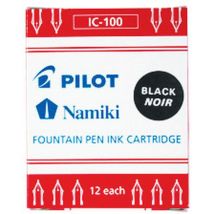 Pilot - Cartouche d'encre Namiki pour stylo Capless - Noir - IC-100-B