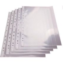 Pochette Perforée A4 Pp 100 Microns Transparent