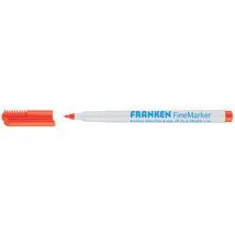 Marqueur pour tableau blanc FineMarker - Rouge - Pointe ogive 1-2 mm - Idéal pour bureau