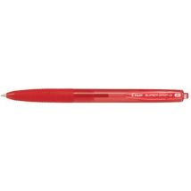 Pilot - Stylo bille rétractable SUPER GRIP G - Rouge - Pointe Moyenne 0.27mm - Confort d'écriture