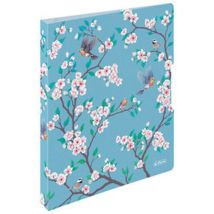 Classeur à anneaux Easy Orga To Go Ladylike Birds Bleu A4 2.7cm 2 anneaux Carton