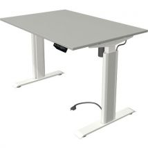 Bureau Réglable Move 1 Advance Blanc/gris Clair - 120x80 Cm