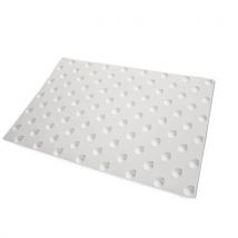 Dalle Podotactile Extérieure Kelbext 40 X 60 Cm Blanc