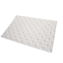 Dalle Podotactile Extérieure Kelbext 40x 82 Cm Blanc