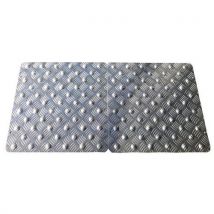 Bande D'éveil À La Vigilance En Aluminium Alularm 825x420mm