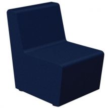 Chauffeuse 1 Place Maldiv Enduit Pvc Bleu Nuit