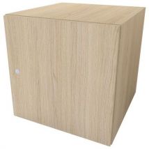Casier Vitrol 60x60 Cm Porte Serrure Chêne Vicenza