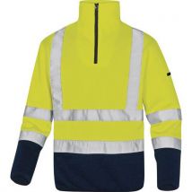 Pull Polaire Haute Visibilité Jaune Fluo-bleu Marine 3xl - Homme