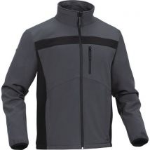 Veste Softshell Gris-noir 3xl - Unisexe