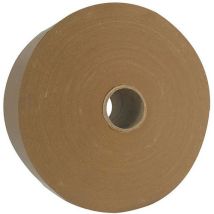 Bande Gommée 60mm x 200m Beige - Adhésif Écologique pour Fermeture Carton - Résistant et Recyclable