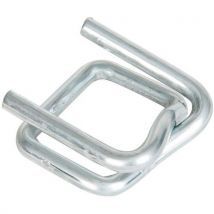 Boucles métal 13 mm pour feuillard textile - Lot de 1000 - Acier résistant