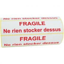 Etiquette De Sécurité Et D'expédition Fragile