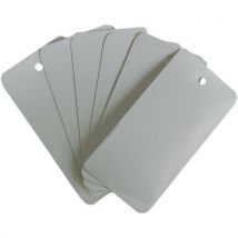 Etiquette Plastique 1 Trou 110 Mm X 55 Mm