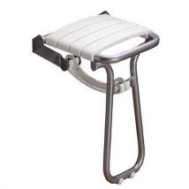 Siège De Douche Escamotable Gris