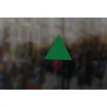 Triangle Pour Repérage Des Accès D'évacuation 450 Mm Vert