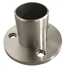 Platine À Emboîter Pour Poteau Inoxi