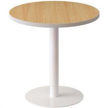 Table Basse Easydesk Ø 60 Cm Plateau Hêtre