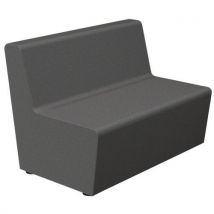 Chauffeuse 2 Places Maldiv Enduit Pvc Gris Souris